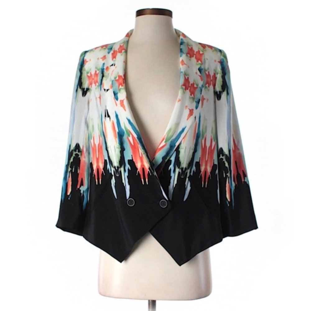 Twelfth Street Cynthia Vincent Bright Ikat Blazer - Picture 4 of 4